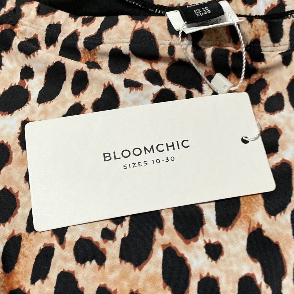 BloomChic Animal Print Bikini Bottoms NWT Size 10 - Picture 2 of 5